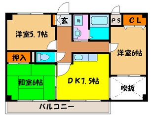 アペルⅠの物件間取画像